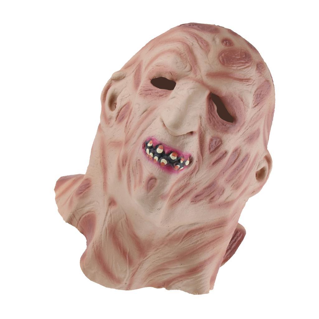 Scary Halloween Masks Horrible Mask - Creepy Zombie Monster Latex Mask Costume for Adults