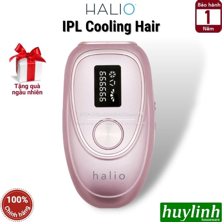 Máy Triệt Lông Băng Lạnh Trẻ Hóa Da Halio IPL Cooling Hair Removal Device 999999 Xung Ánh Sáng