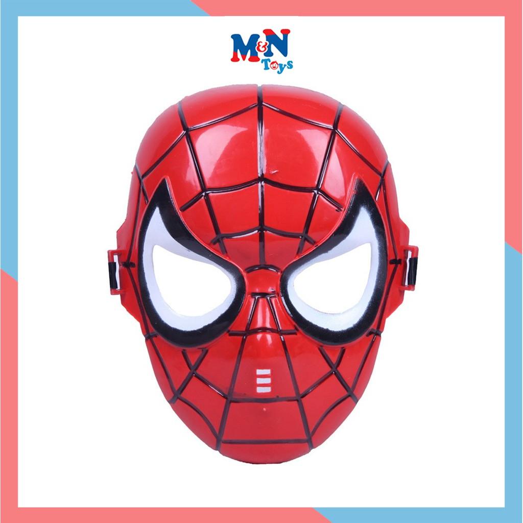 Mặt nạ người nhện - mặt nạ siêu nhân nhện Spider Man có đèn phát sáng hóa trang Trung thu , Halloween cho bé