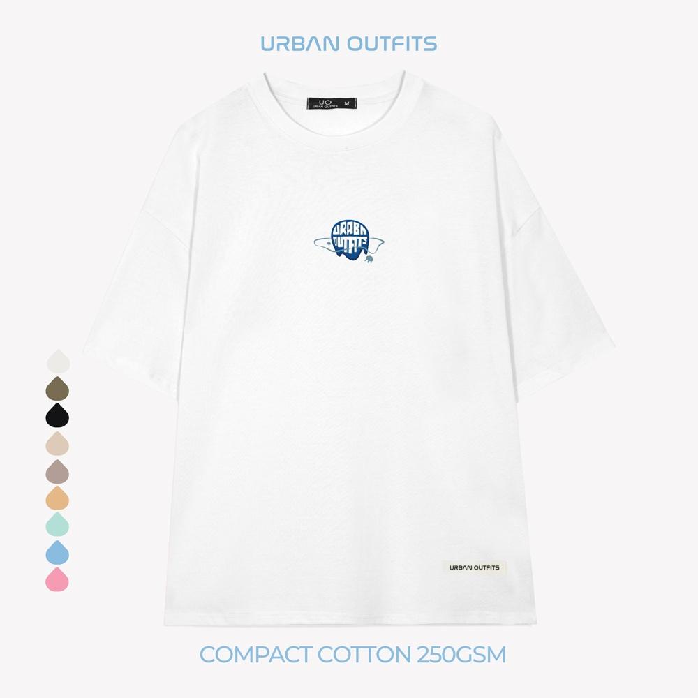 Áo Thun Tay Lỡ Form Rộng URBAN OUTFITS ATO122 Local Brand In URBAN TRẮNG ver 2.0 Vải 100% Compact Cotton 250GSM Dầy