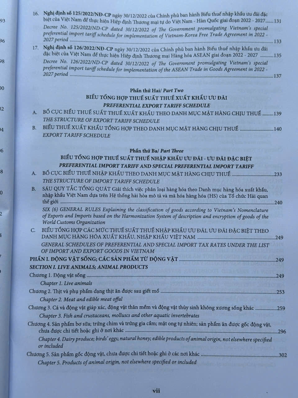 Sách Biểu Thuế Xuất Khẩu - Nhập Khẩu 2026 (V2679N)