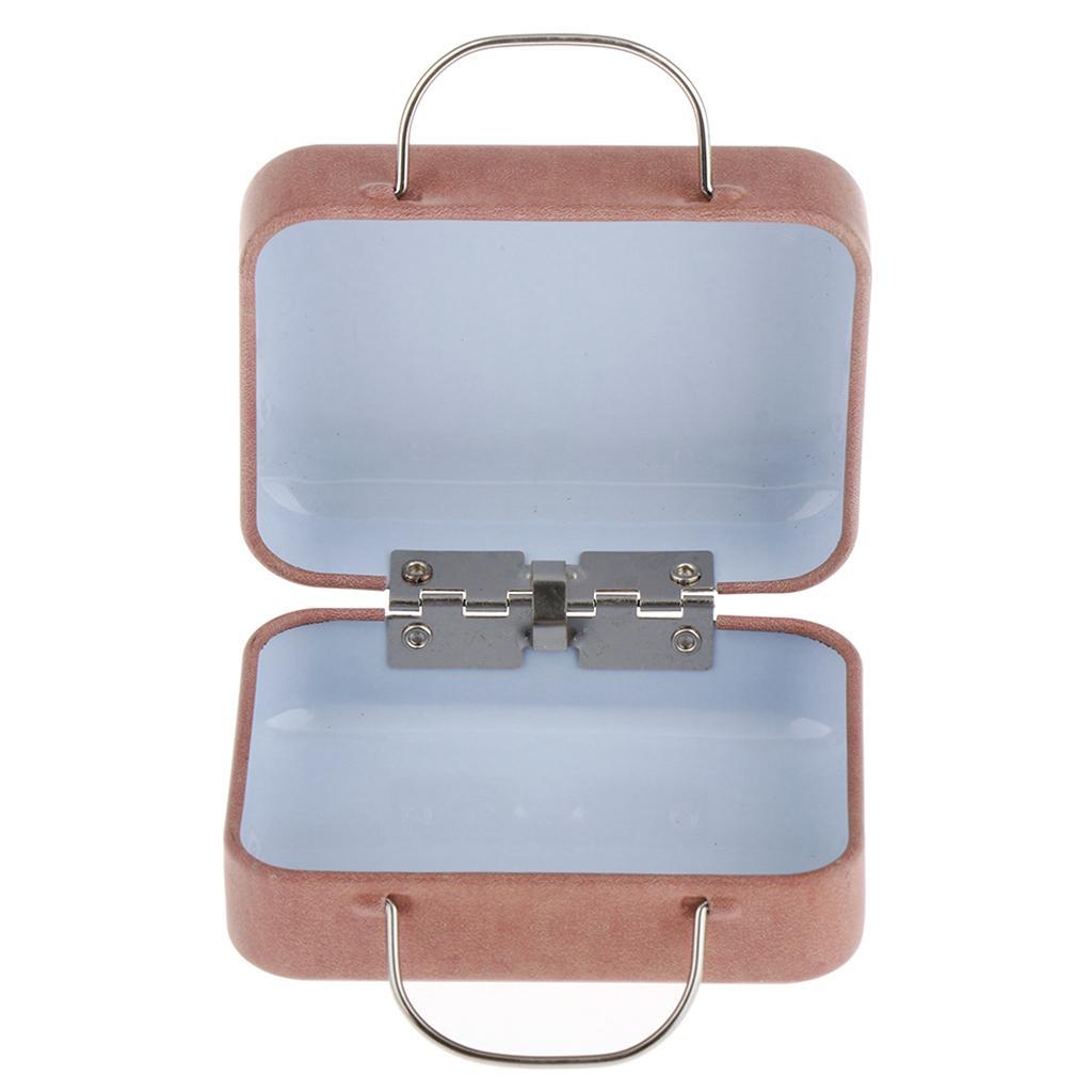 8x 1/6 Scale Doll House Furniture Miniature Iron Suitcase Scene Layout DIY