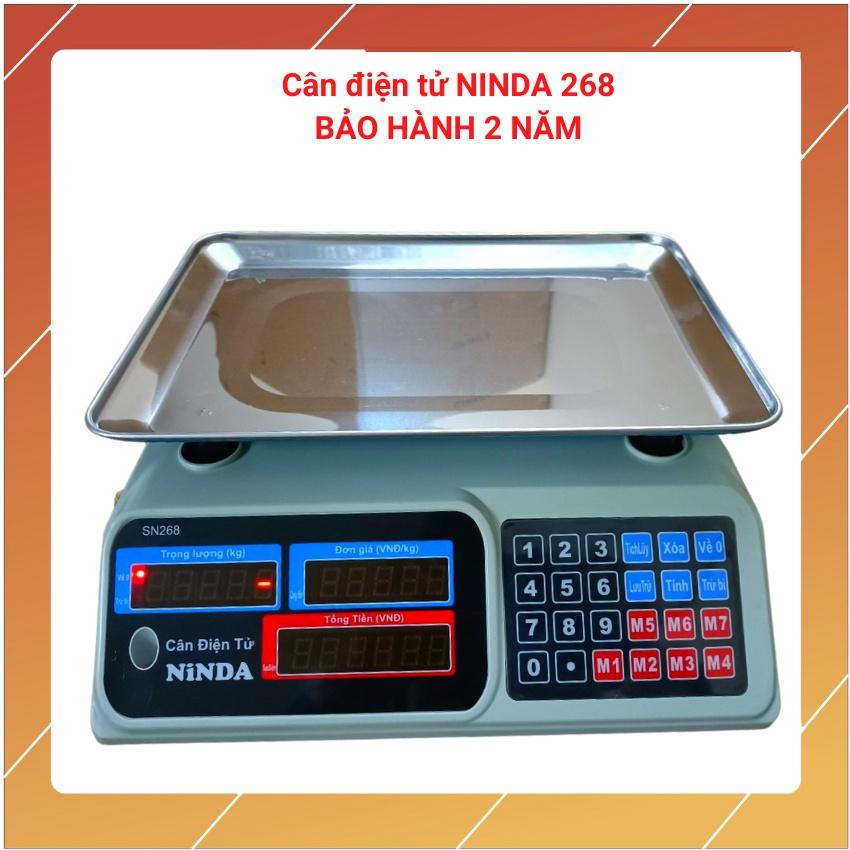 cân điện tử NINDA 268 ( 30kg/5g ) dùng cho bán hàng hoa quả,trái cây..