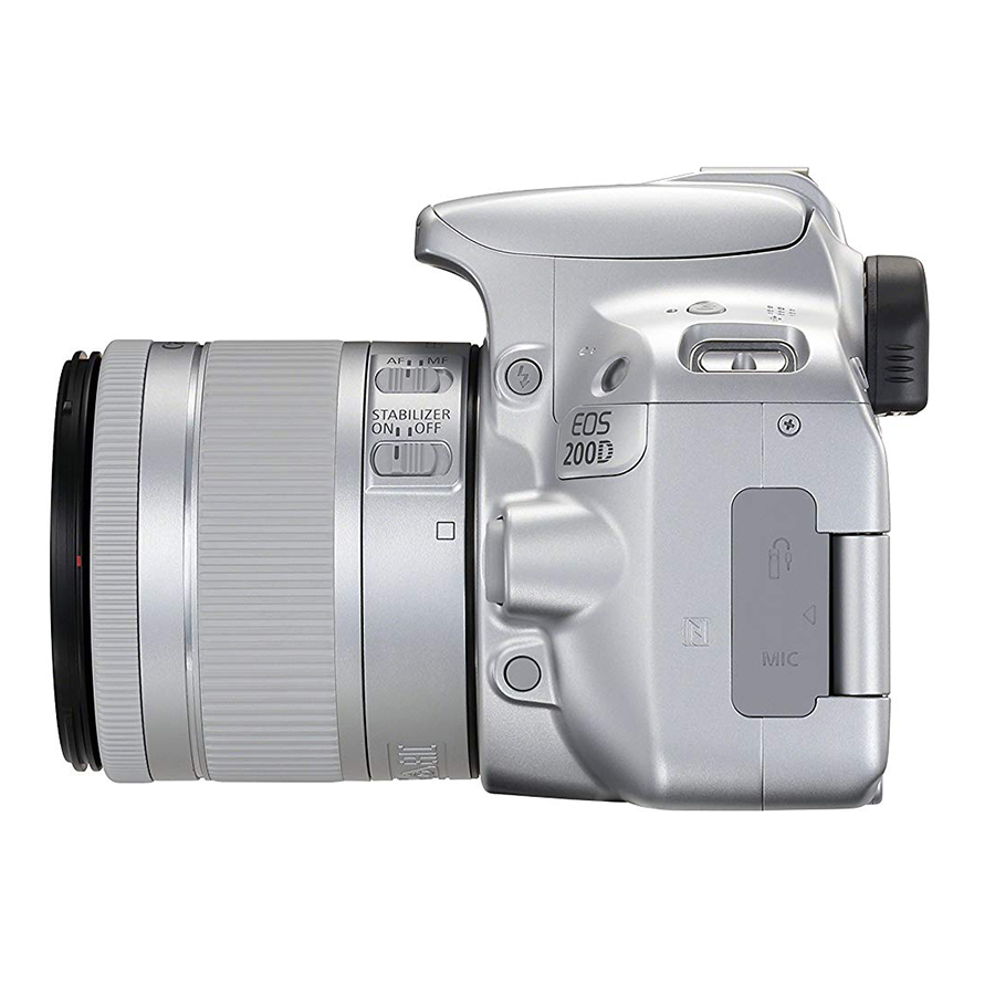 Máy Ảnh Canon EOS 200D KIT 18-55 IS STM (Bạc) - Hàng Nhập Khẩu