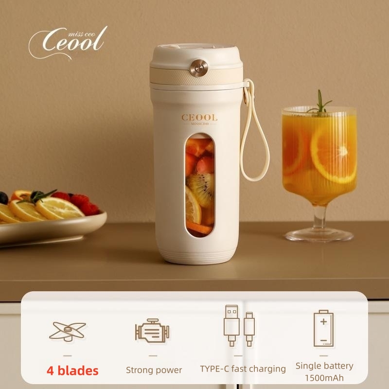 Mini xách tay máy xay sinh tố Điện Trái Cây máy ép trái cây Máy trộn vắt đa chức năng sản xuất nước trái cây