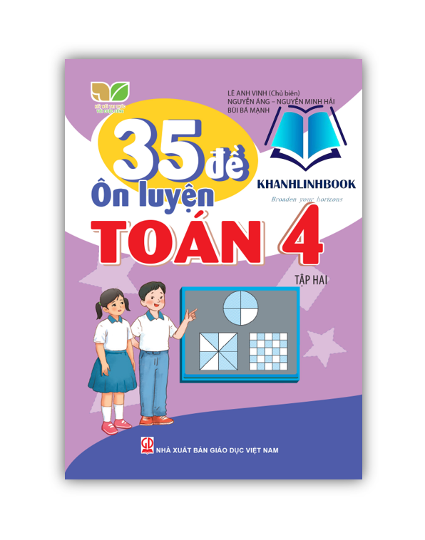 Sách - Combo 35 Đề ôn luyện Toán 4 tập 1 + 2