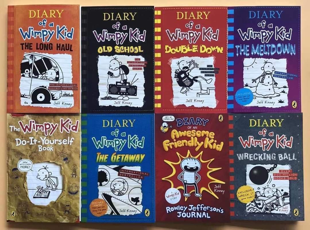 Diary of a wimpy kid bộ nhập 20q boxset