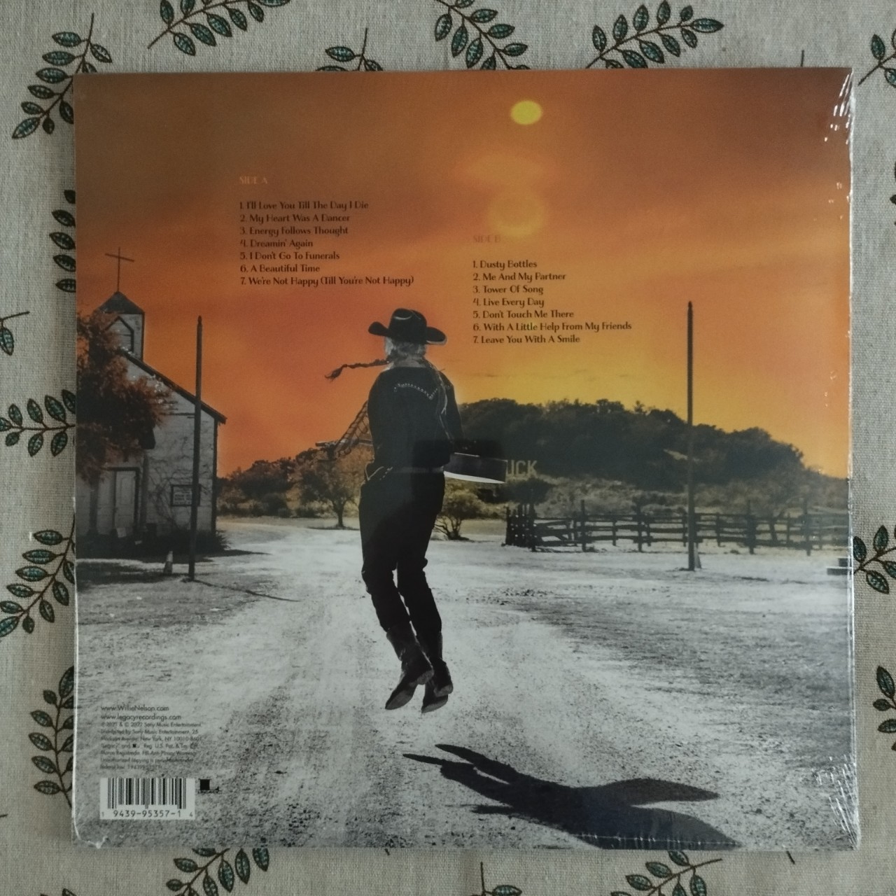 Đĩa than - LP record - Willie Nelson - A beautiful time - New record