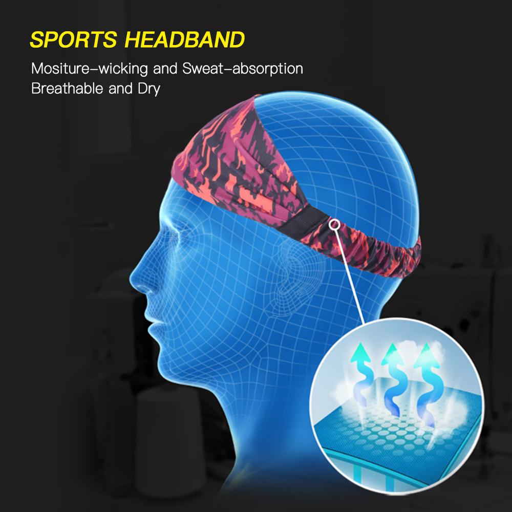 Sports Headband Quick Dry Sweatband Hair Band High Elastic Headband Hair Band Breathable Headband