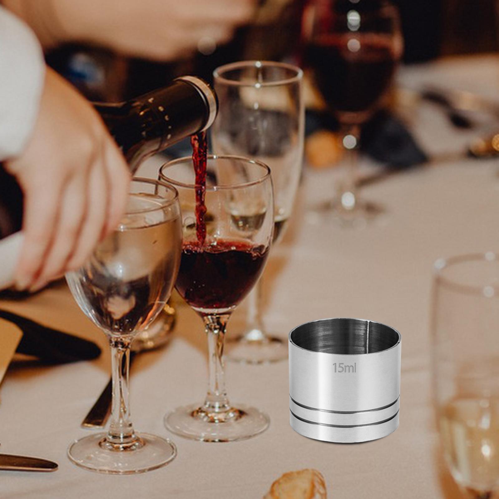 Practical  Cup Professional Bartender Drinks Measure Cup for Bar Kitchen