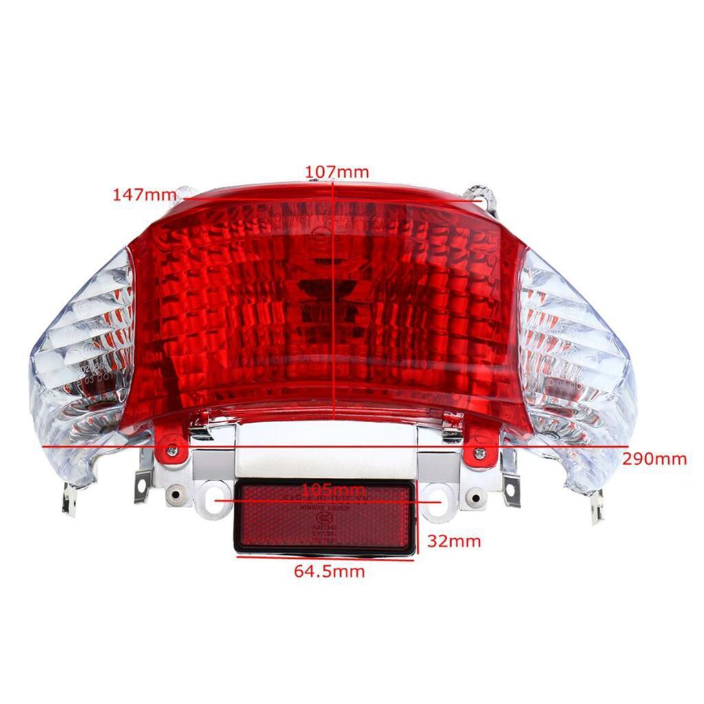Rear Tail Light for 49cc - 50cc GY6 Engine Chinese SCOOTER Sunny /