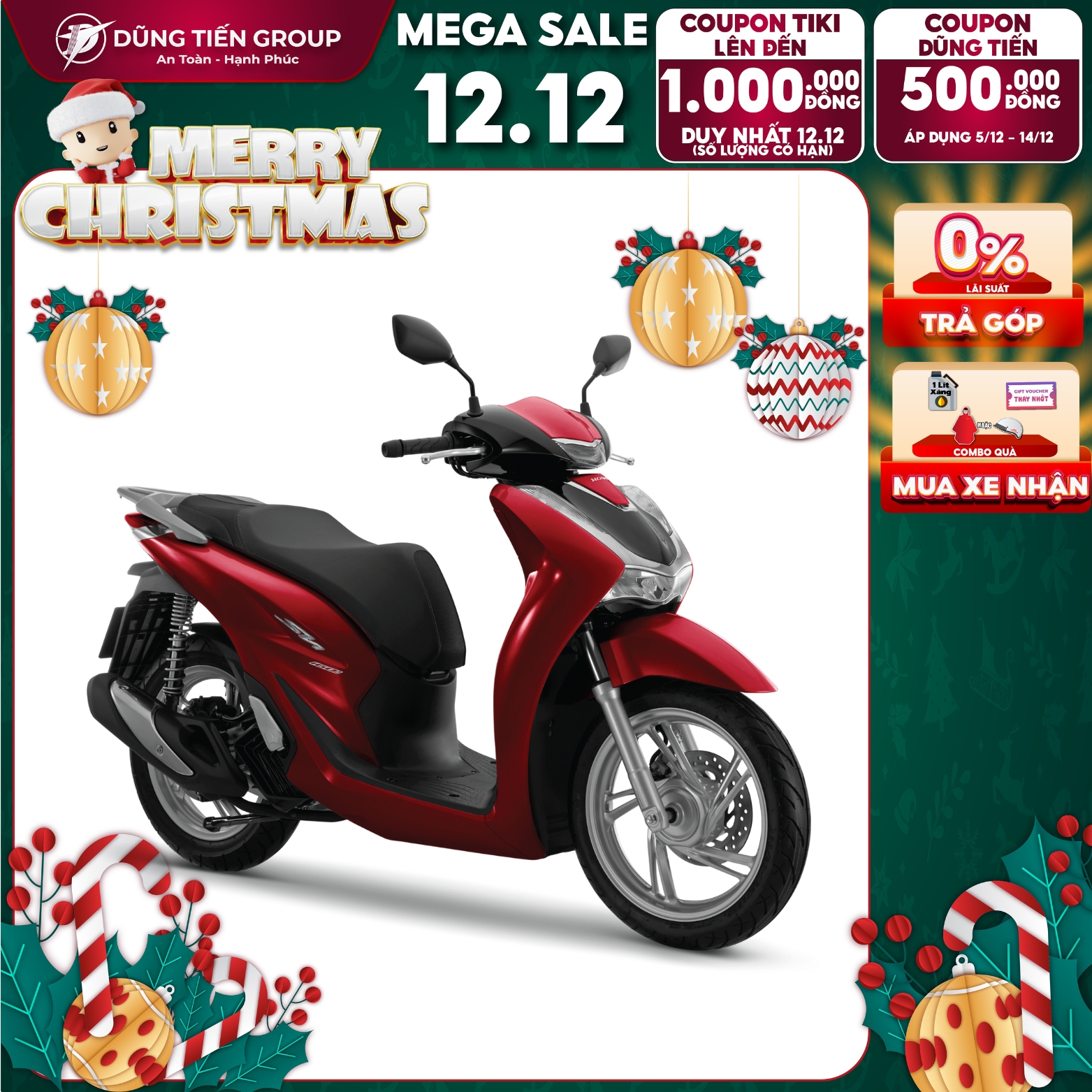 Xe Máy Honda SH160i Phiên Bản Cao Cấp 2024 Phanh ABS