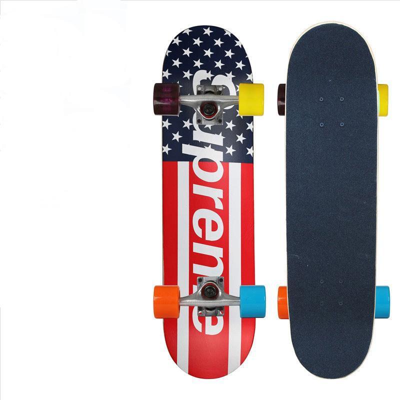 Ván trượt skateboard, Ván trượt Canada mặt nhám đen thiết kế hoàn hảo - Inbox chọn màu