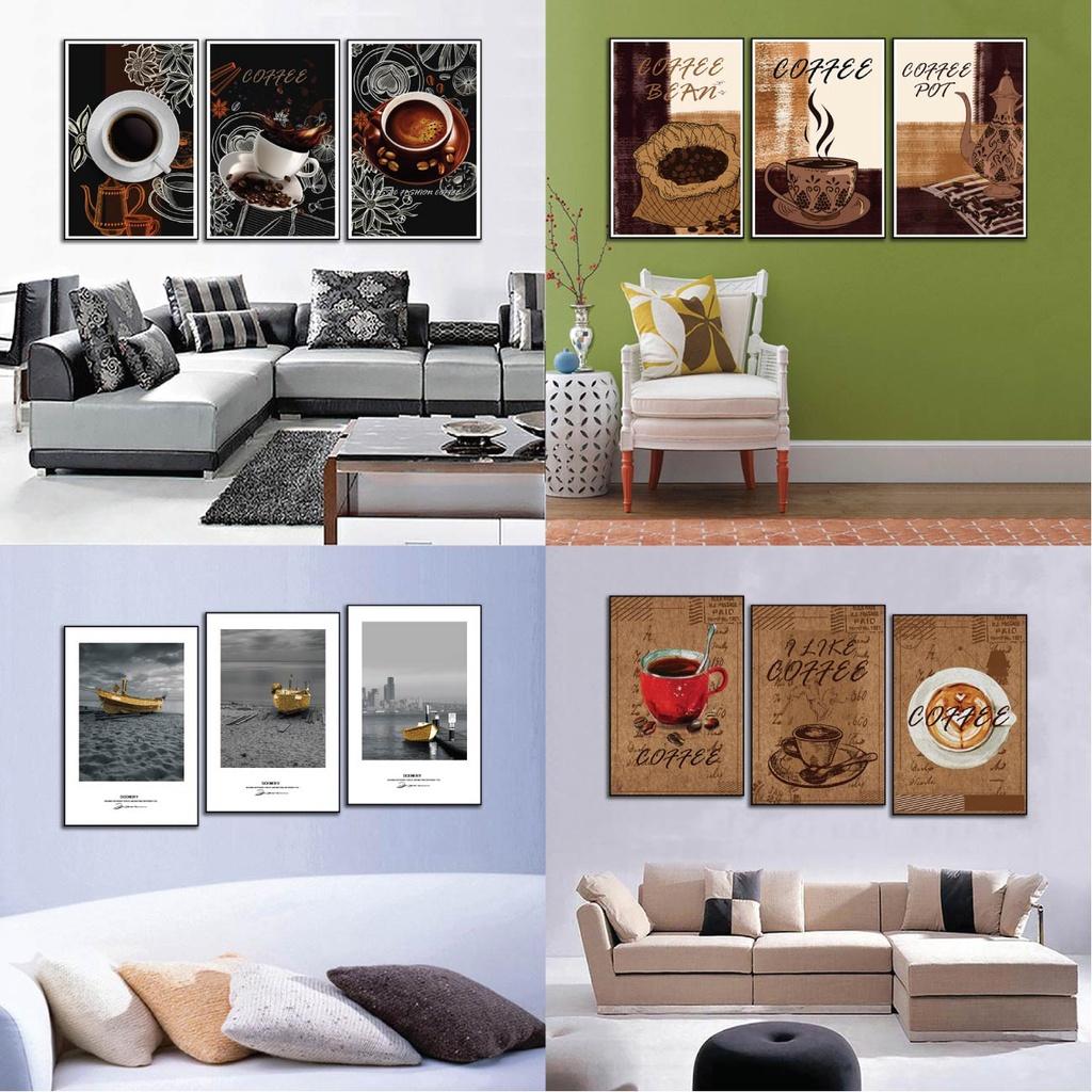 Tranh treo tường quán cà phê, trang trí nội thất tiệm bánh