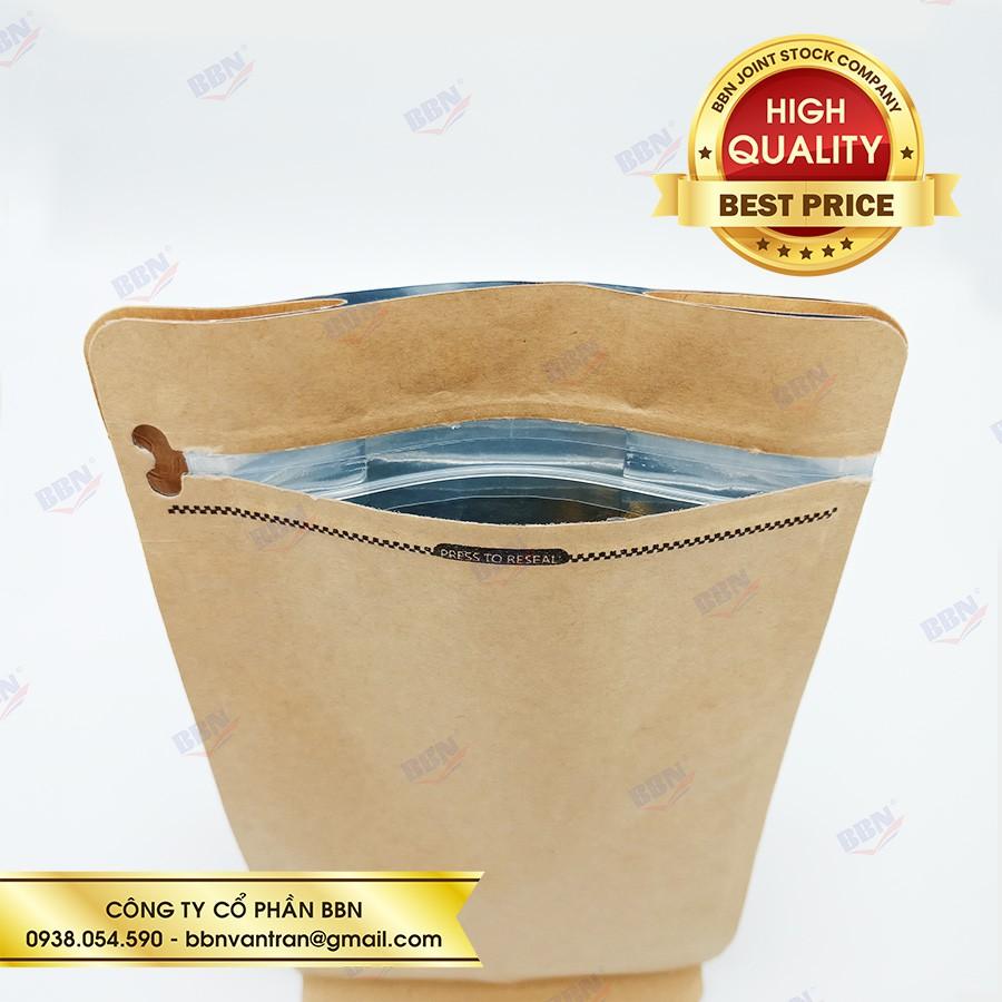 100 túi Pocket giấy size 13*26.5cm đựng 500gr