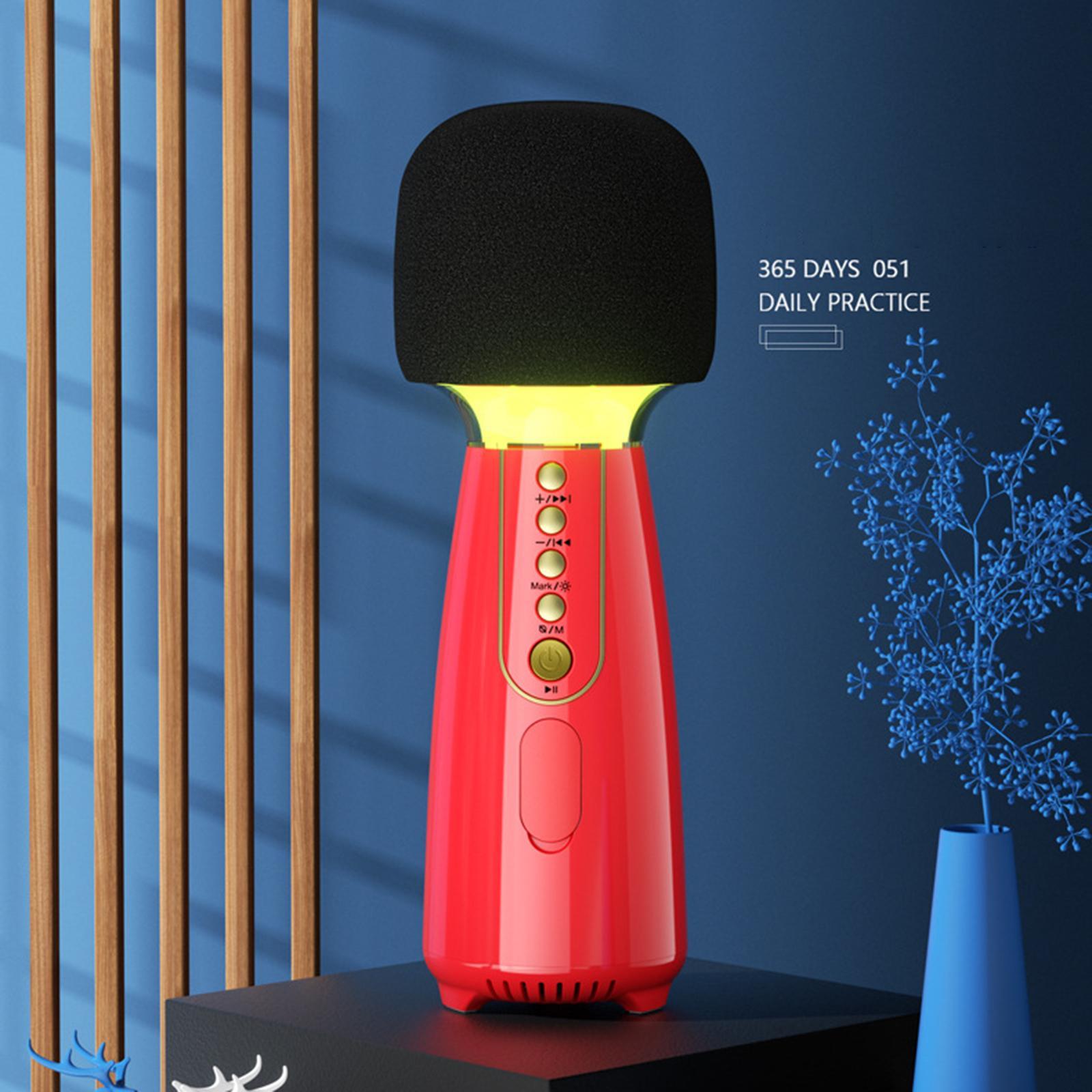 Bluetooth Gifts Speaker for Outdoor Recording Birthday Adults - Red