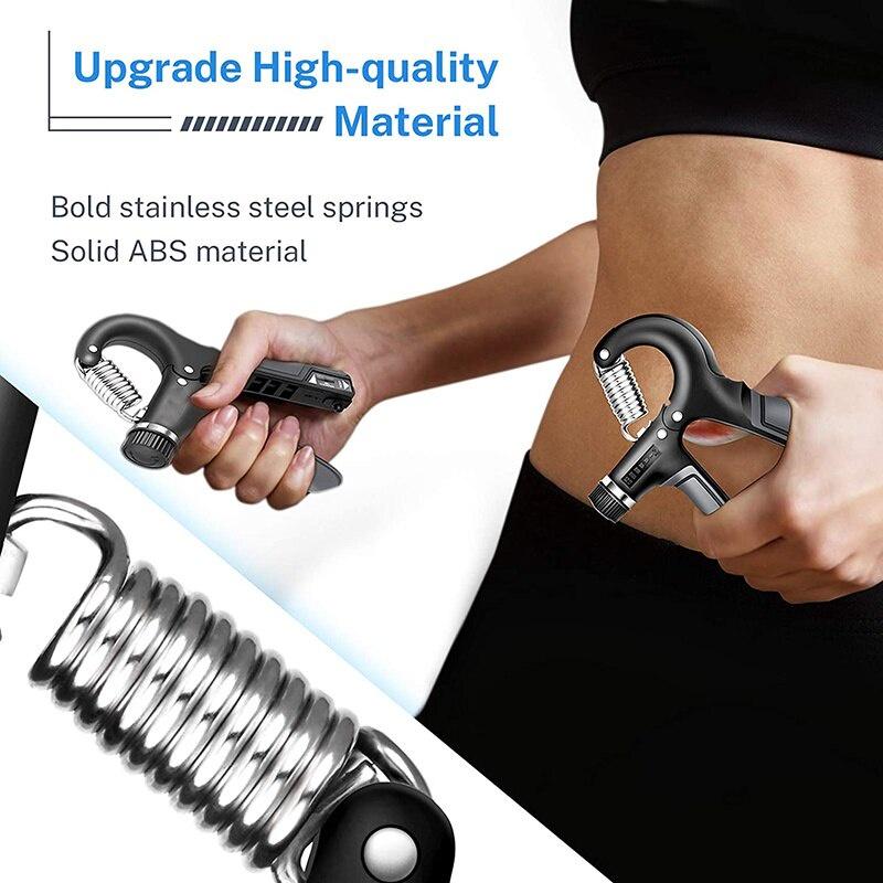 Adjustable Fitness R Type Gripper Training Hand Muscle Strength Booster Wrist Rehabilitation Training Device Fitness Equipment