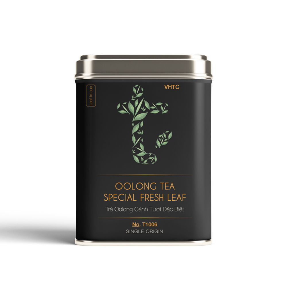 Trà ô long cánh tươi đặc biệt T1006 SACHSTEA cây chè hữu cơ tự nhiên thái nguyên cao cấp 80g/hộp