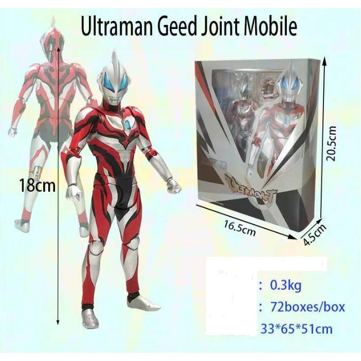 Mô hình khớp phim siêu nhân Ultraman Geed 18cm