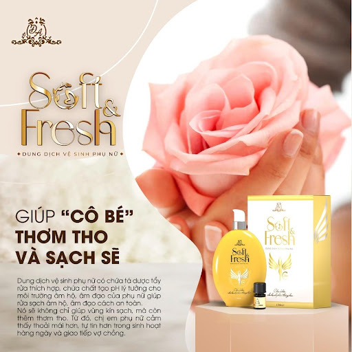 Dung Dịch Vệ Sinh Phụ Nữ Soft Fresh X3 Đông Anh Tặng Nước Hoa Vùng Kn
