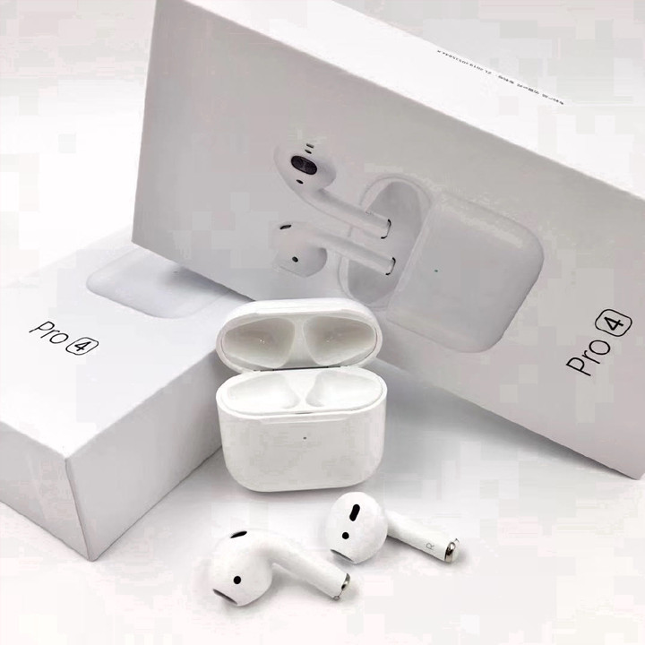 Tai Nghe Blutooth 5.0 Airpod Pro 4 Định Vị, Đổi Tên, Cảm Biển Siêu Nhạy