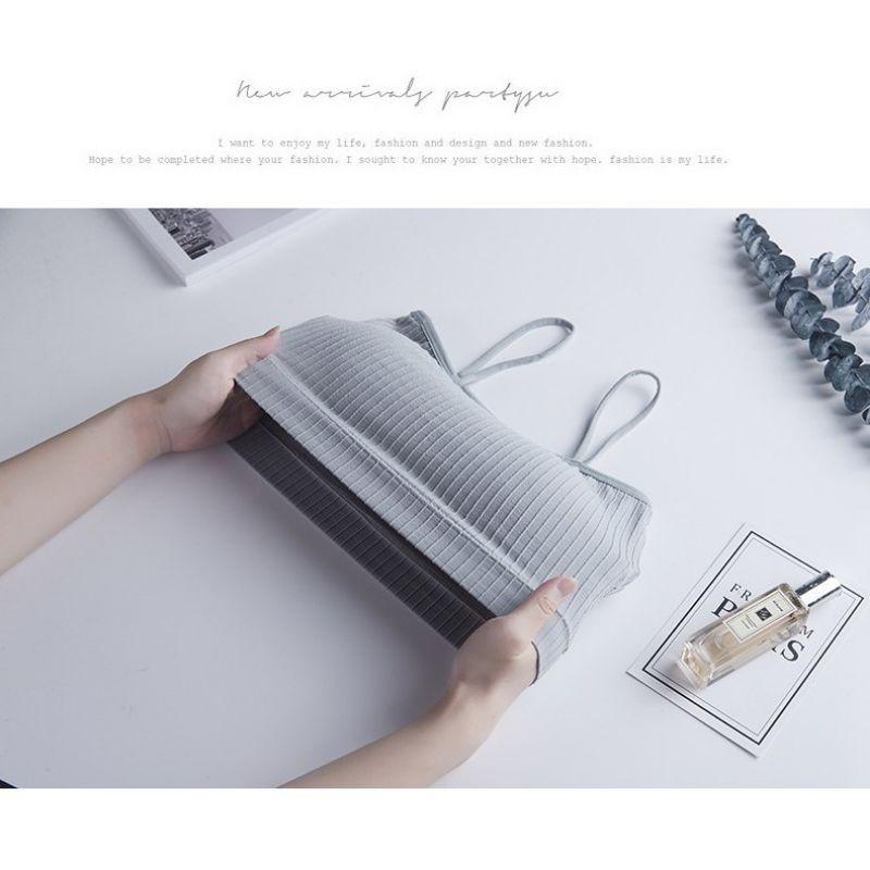 Hàng loại 1Áo Bra Quây Gân Tăm Co Giãn 4 Chiều, Có Đệm Ngực Cotton