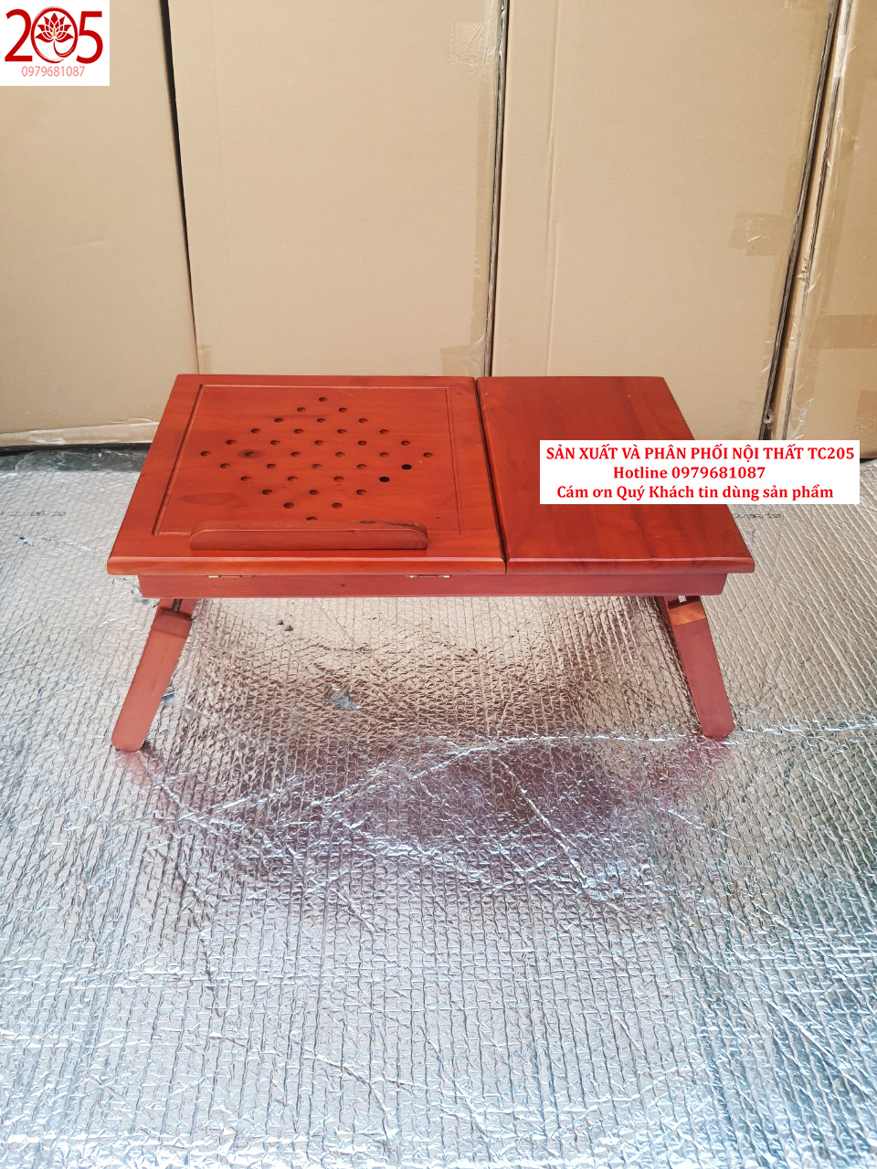 BÀN ĐỂ LAPTOP BẰNG GỖ - 205 TC WOODEN LAPTOP TABLE