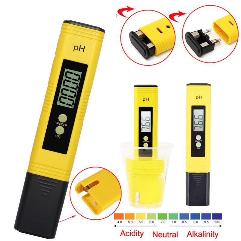Digital PH meter pool water quality tester with 0 14 PH measuring range