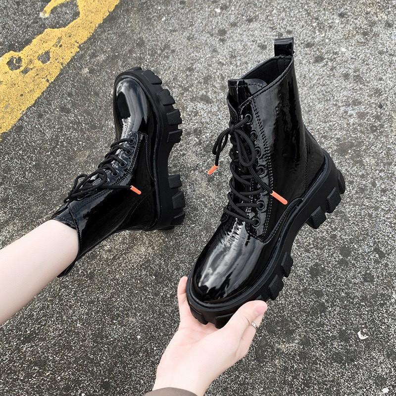 Giầy boot cổ lửng phong cách hàn