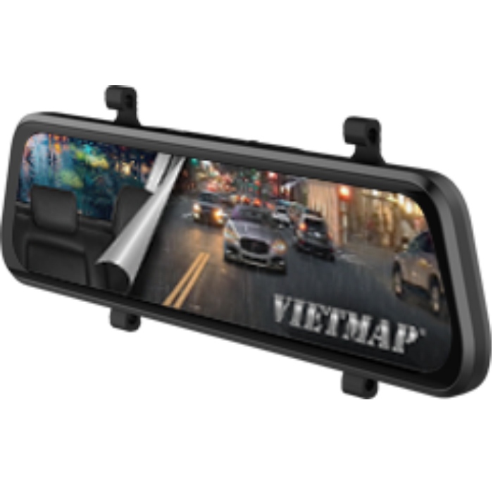 Vietmap G39 - Camera hành trình Dạng gương TRÀN VIỀN điện tử thông minh  - HÀNG CHÍNH HÃNG