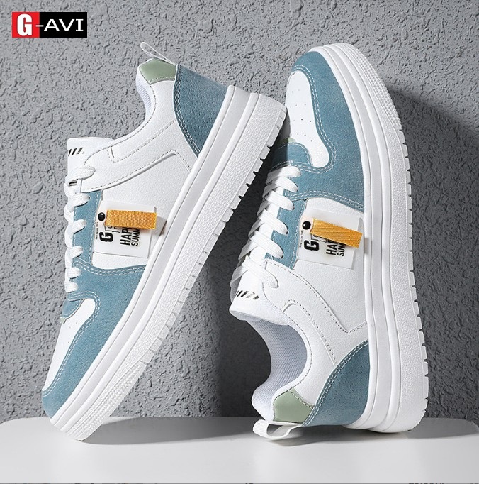 Giày Sneaker Nam Đế Bằng Đẹp Phong Cách Trẻ Trung Năng Động Đi Học Đi Chơi Đều Đẹp AVI - 260