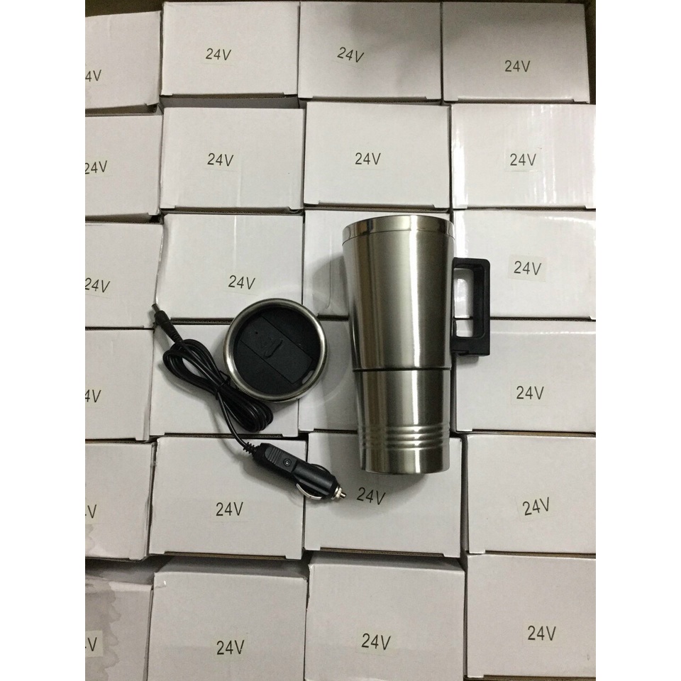 ẤM ĐUN NƯỚC SIÊU TỐC TRÊN XE Ô TÔ, DÙNG NGUỒN 12V