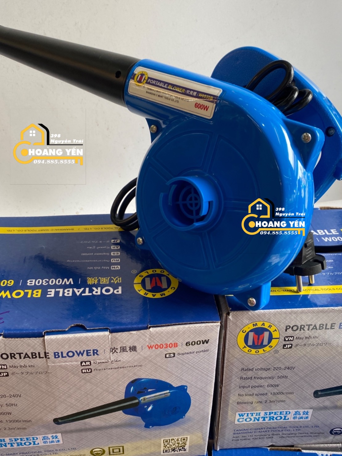 Máy thổi bụi C-mart W0030 cầm tay cực khỏe 600w
