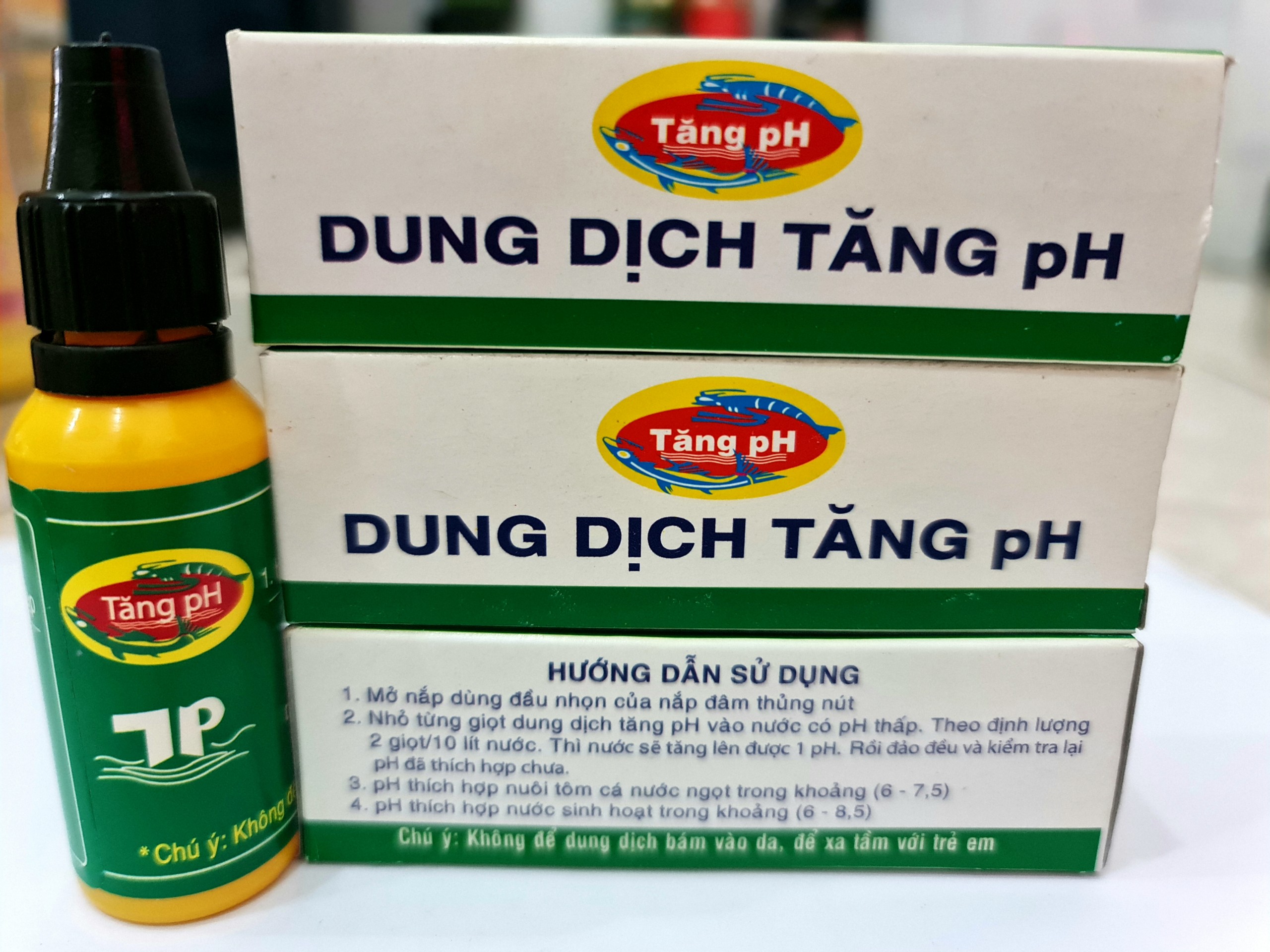 Dung Dịch Kiểm Tra pH - Dung Dịch Tăng - Giảm pH Cho Hồ Cá Cảnh Thuỷ Sinh