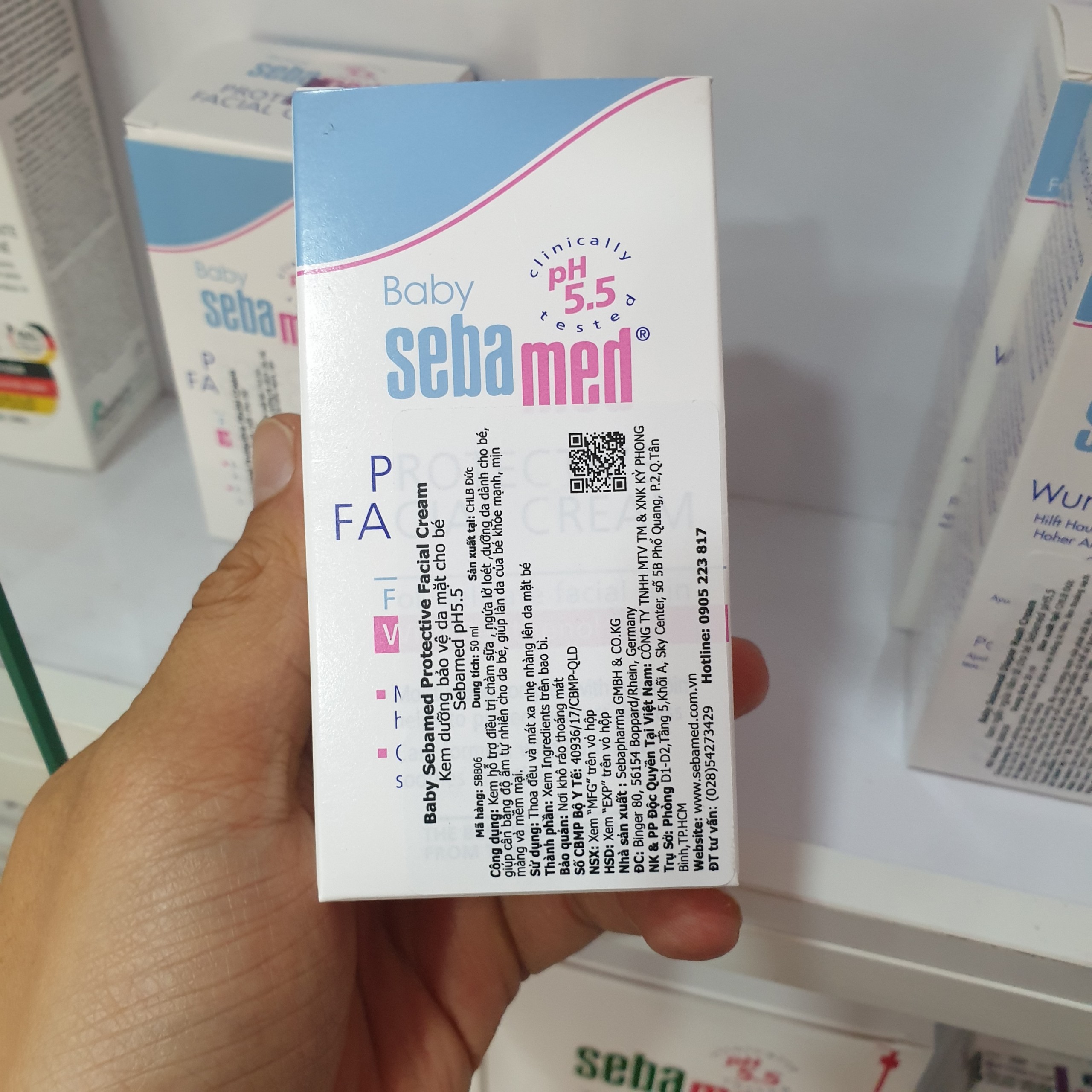 KEM BẢO VỆ DA CHO BÉ SEBAMED pH5.5