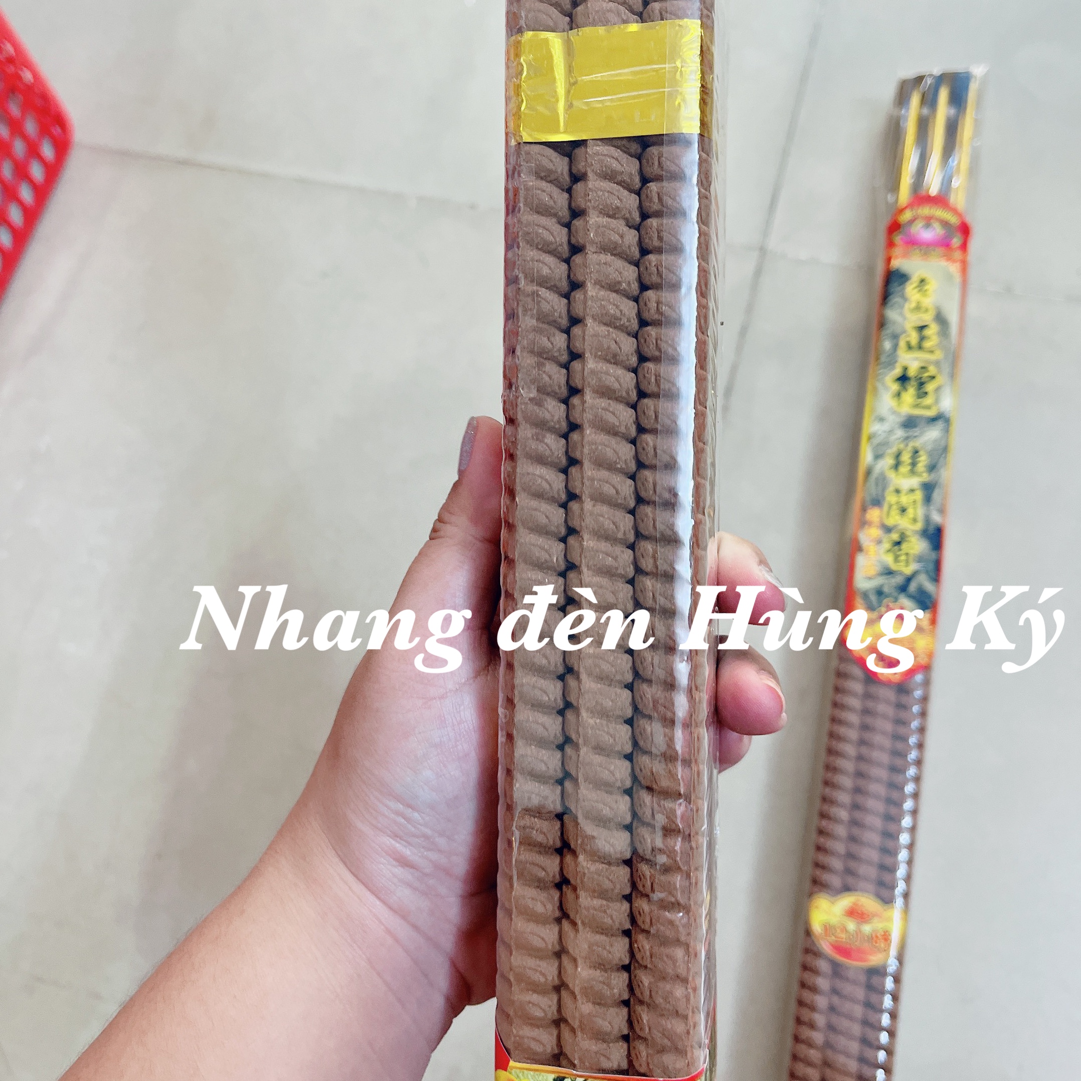 Combo 2 bó Nhang thơm 12 tiếng Quế Lan Hương cao 6 tấc