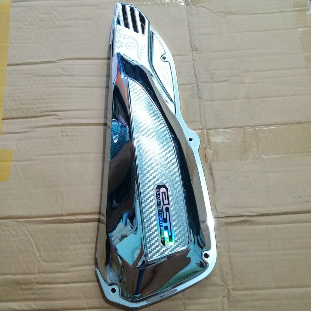 Combo 3 món che pô + bầu e + quạt gió mạ crom dành cho xe Vision 2014 - 2019