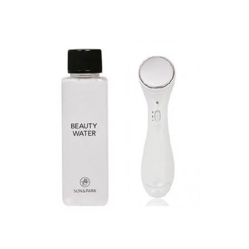 Nước Thần Làm Đẹp Son&amp;Park Beauty Water 60ml Tặng Kèm Máy Massage Mặt Ion Thẩm Thấu Kem Dưỡng