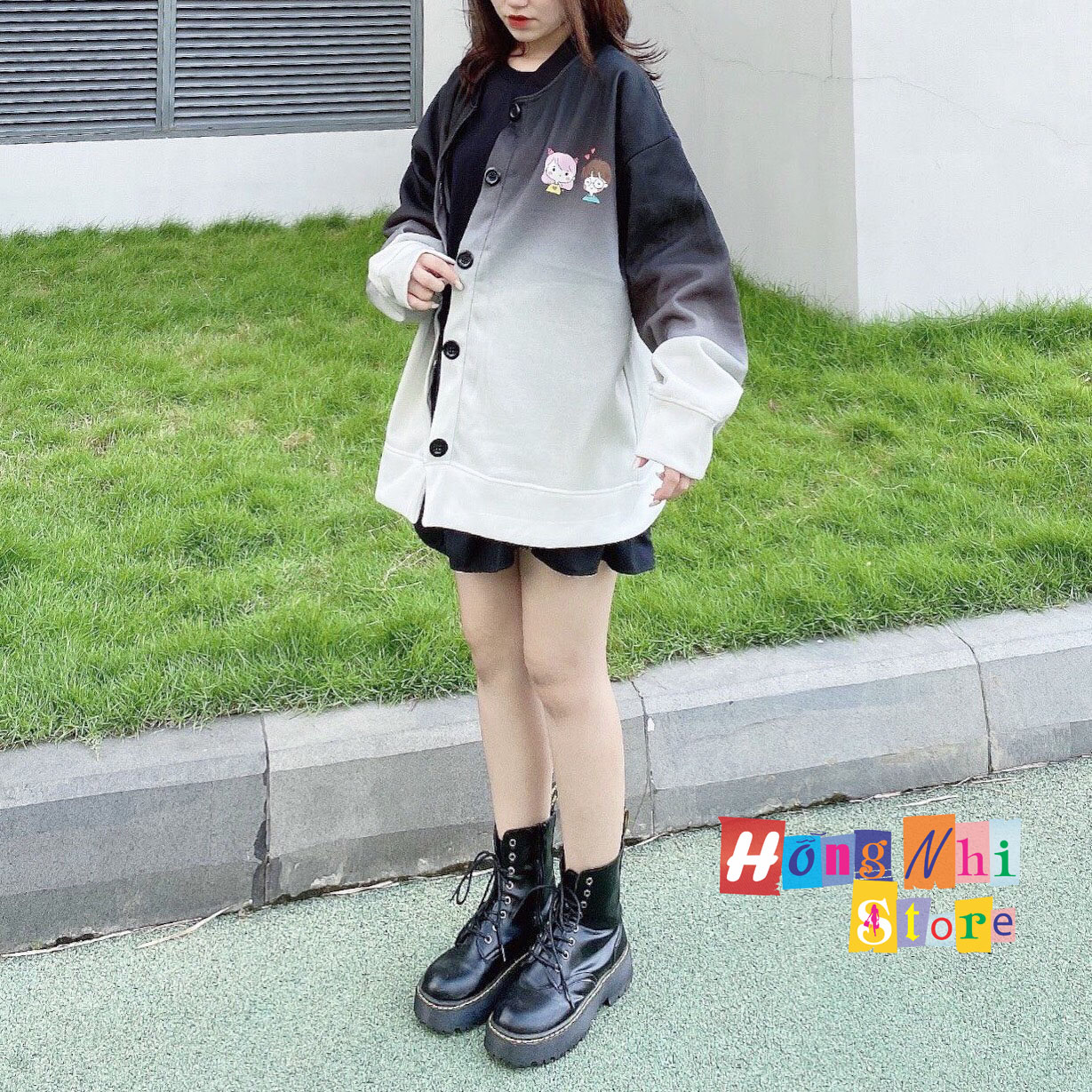 Áo Khoác Cardigan 3D Loang Màu In Hình Sweetie Club Tie Dye Oversize Ulzzang Unisex Dáng Rộng Nam Nữ - MM