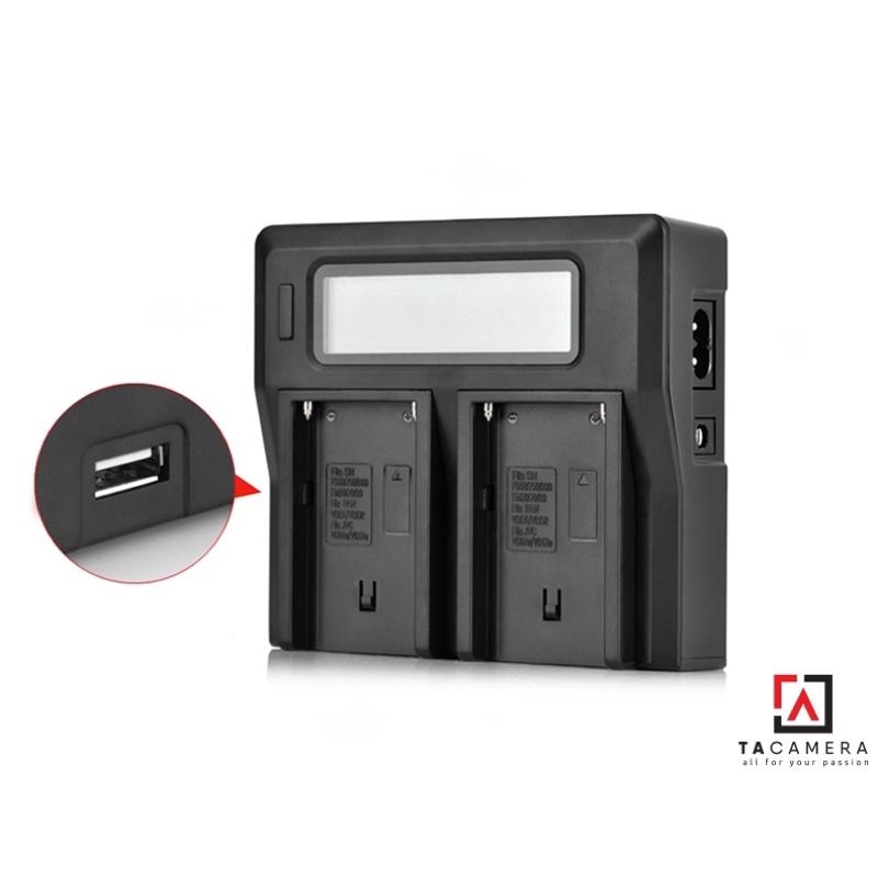 Sạc Đôi LCD Kingma For Sony NP-F750/F550/F970 - Hàng Chính Hãng