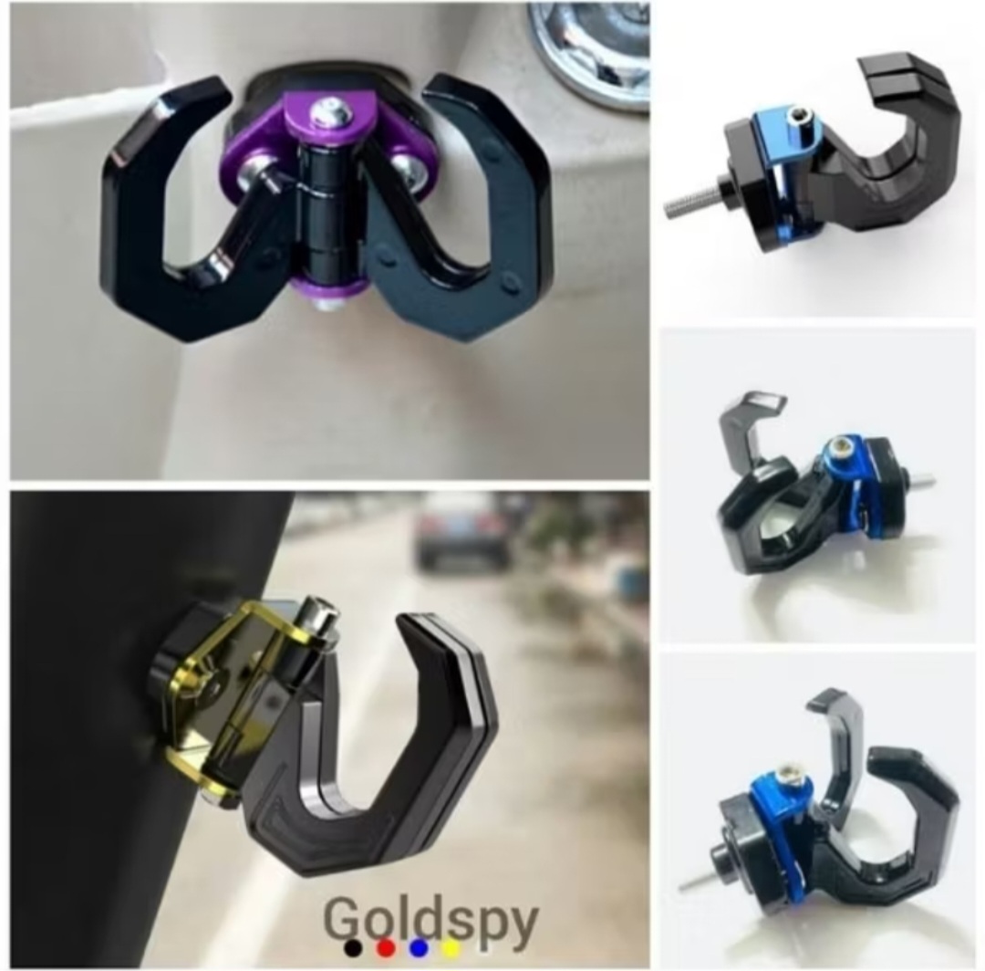 1 CÁI MÓC KHÓA TREO ĐỒ TRÊN XE MÁY CHIA 2 ĐẦU HÀNG CHUẨN ĐẸP