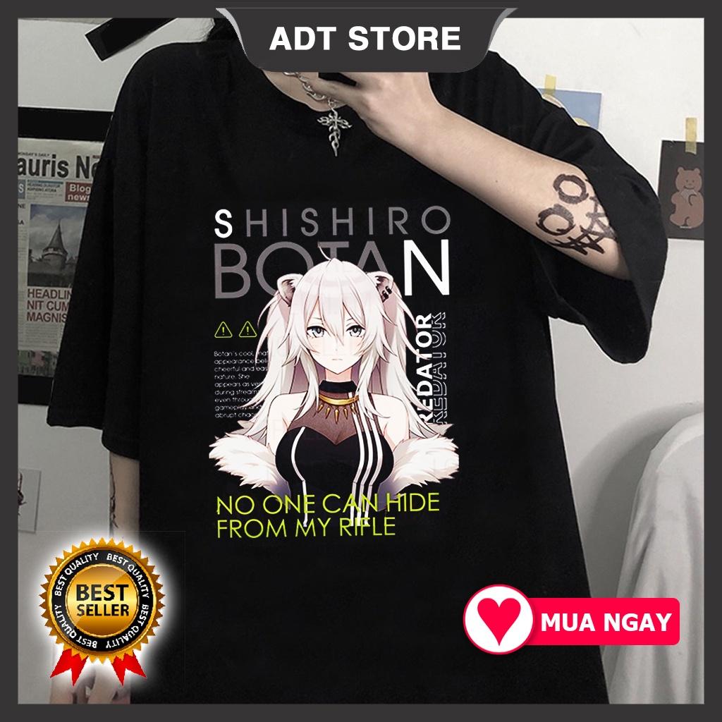 Áo thun Hololive Shishiro Botan Digital Art Anime ngắn tay độc đẹp giá rẻ