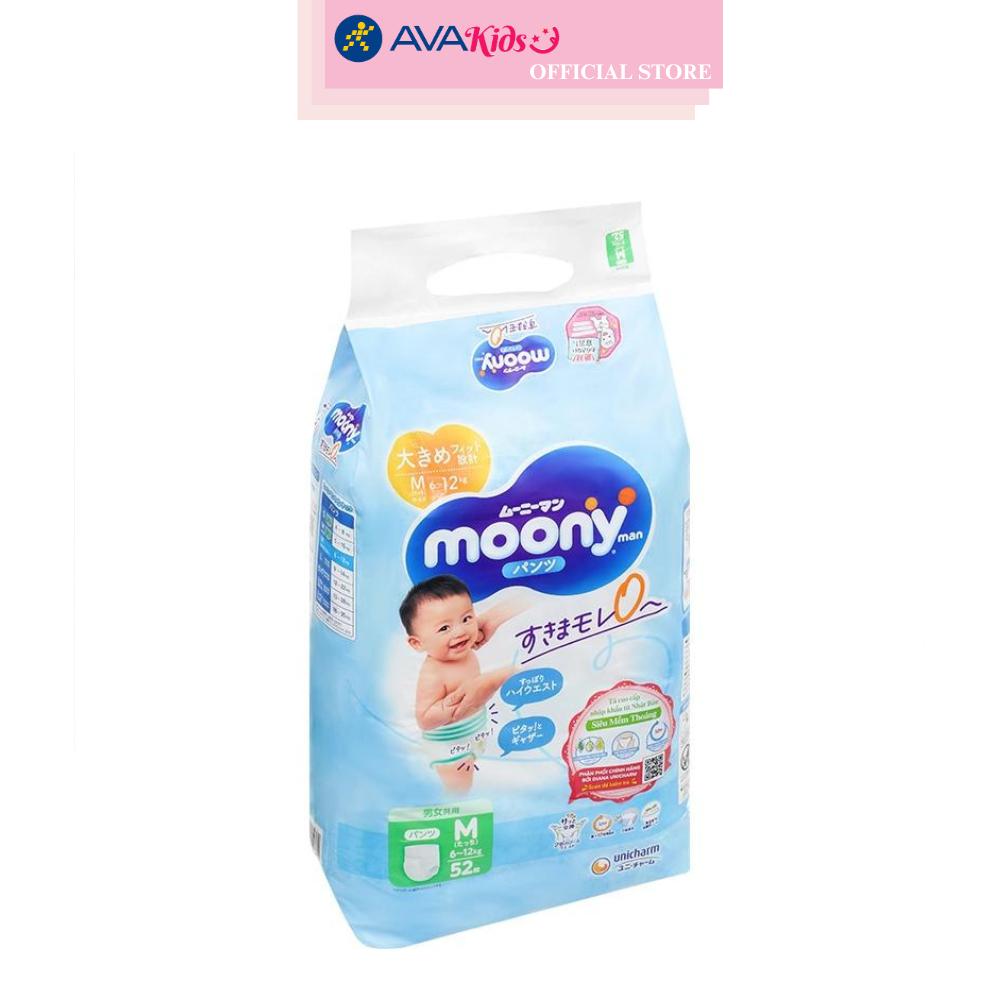 Tã quần Moony size M 52 miếng (6 - 12 kg)