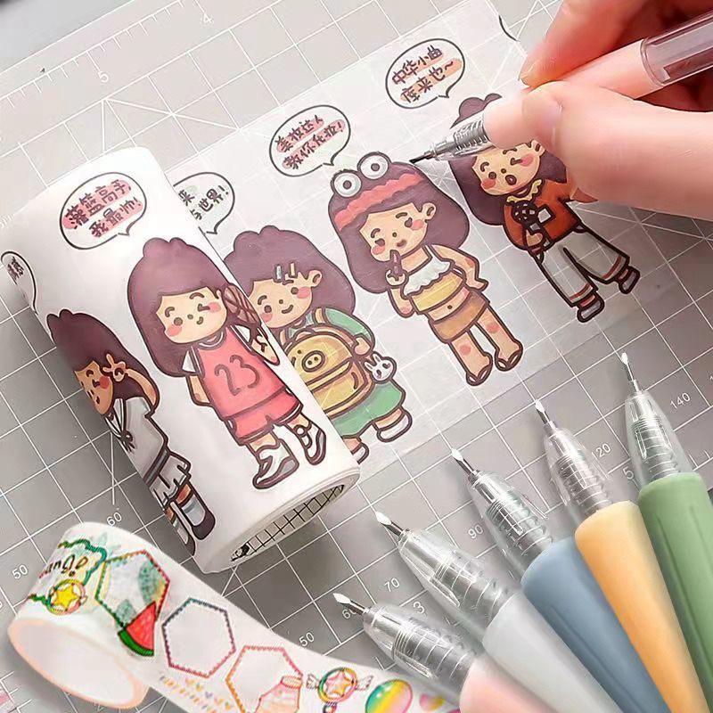 dao cắt sticker dạng bút