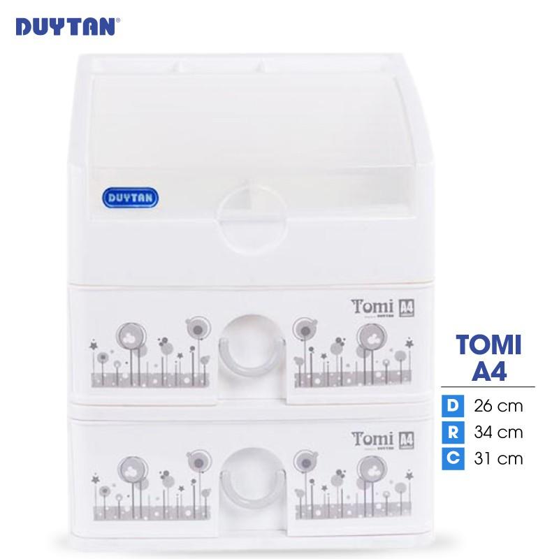 Tủ nhựa DUY TÂN Tomi A4 3 ngăn (26 x 34 x 31 cm) - 32208