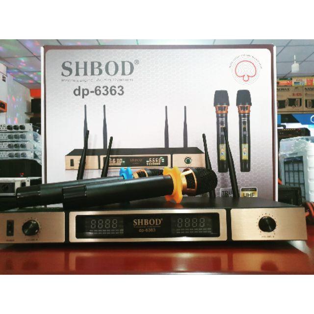 Micro không dây cao cấp Shure DP6363 4 râu. Hát karaoke hay. Hút âm tốt hát micro nhẹ...bảo hành 12 tháng