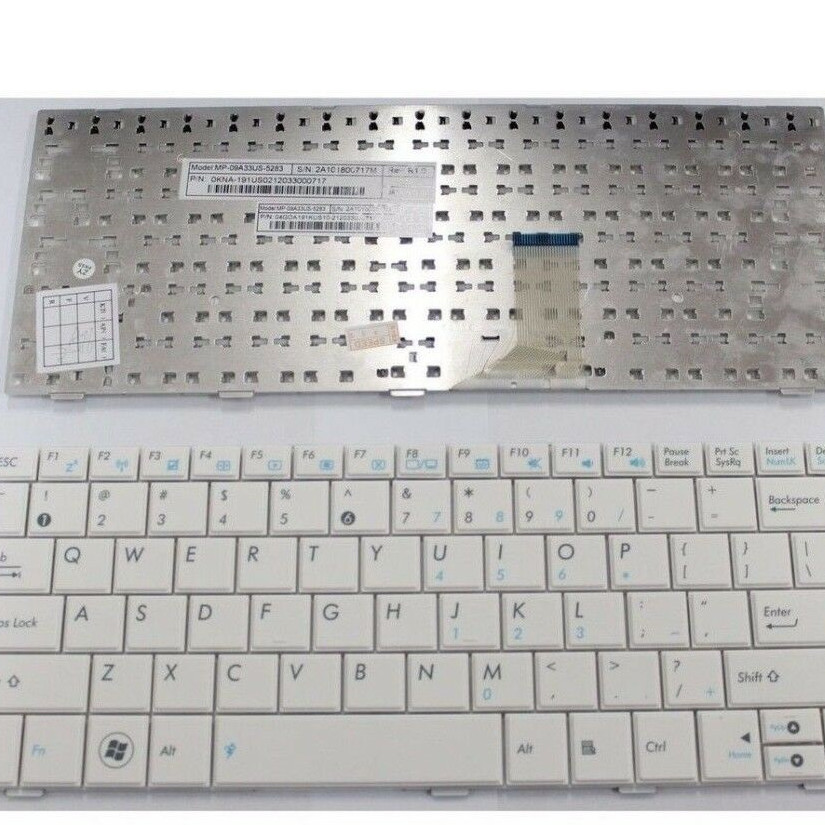 Bàn phím dành cho Netbook ASUS EEE PC 1005 1005HA 1005H 1001 1001HA - Màu trắng