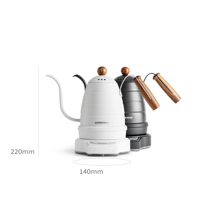 Ấm Bếp Đun Siêu Tốc 700ml Rót Nước Pha Pour Over, Drip Cafede Kona