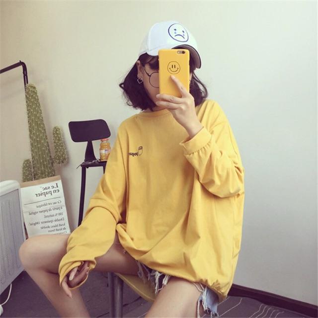 ÁO THUN TAY DÀI OVERSIZE FORM RỘNG CÁ TÍNH