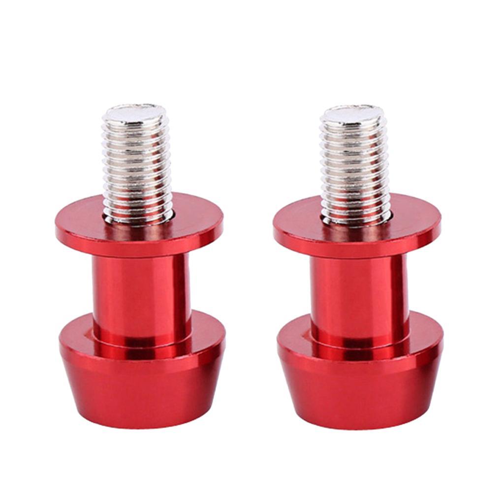 4pcs CNC Aluminum 8mm Rear Motorbike Swingarm Spool Sliders Stand M8 Bobbins